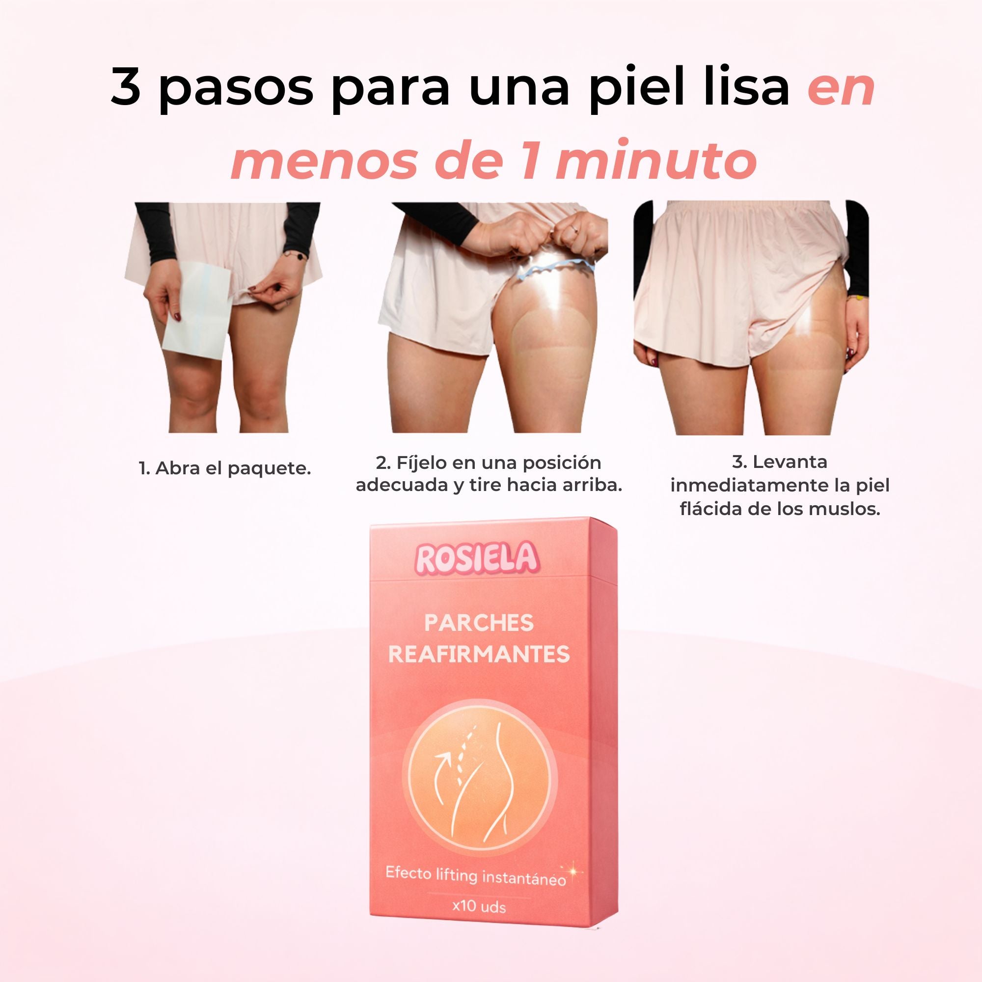 Parches Tensor Invisibles Efecto Lift & Glow